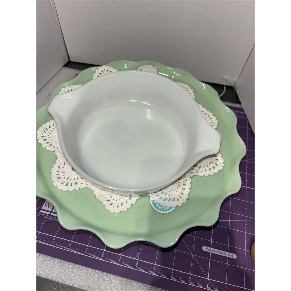 HTF Vintage Pyrex Pink Amish Butterprint‎ 471 472 473